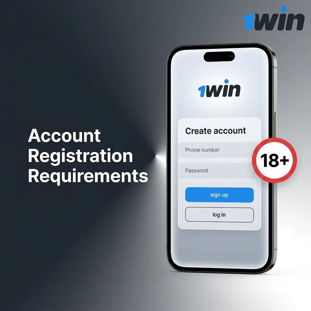 Eligibility requirements for account registration including age, location, accuracy, and single account rules for users.