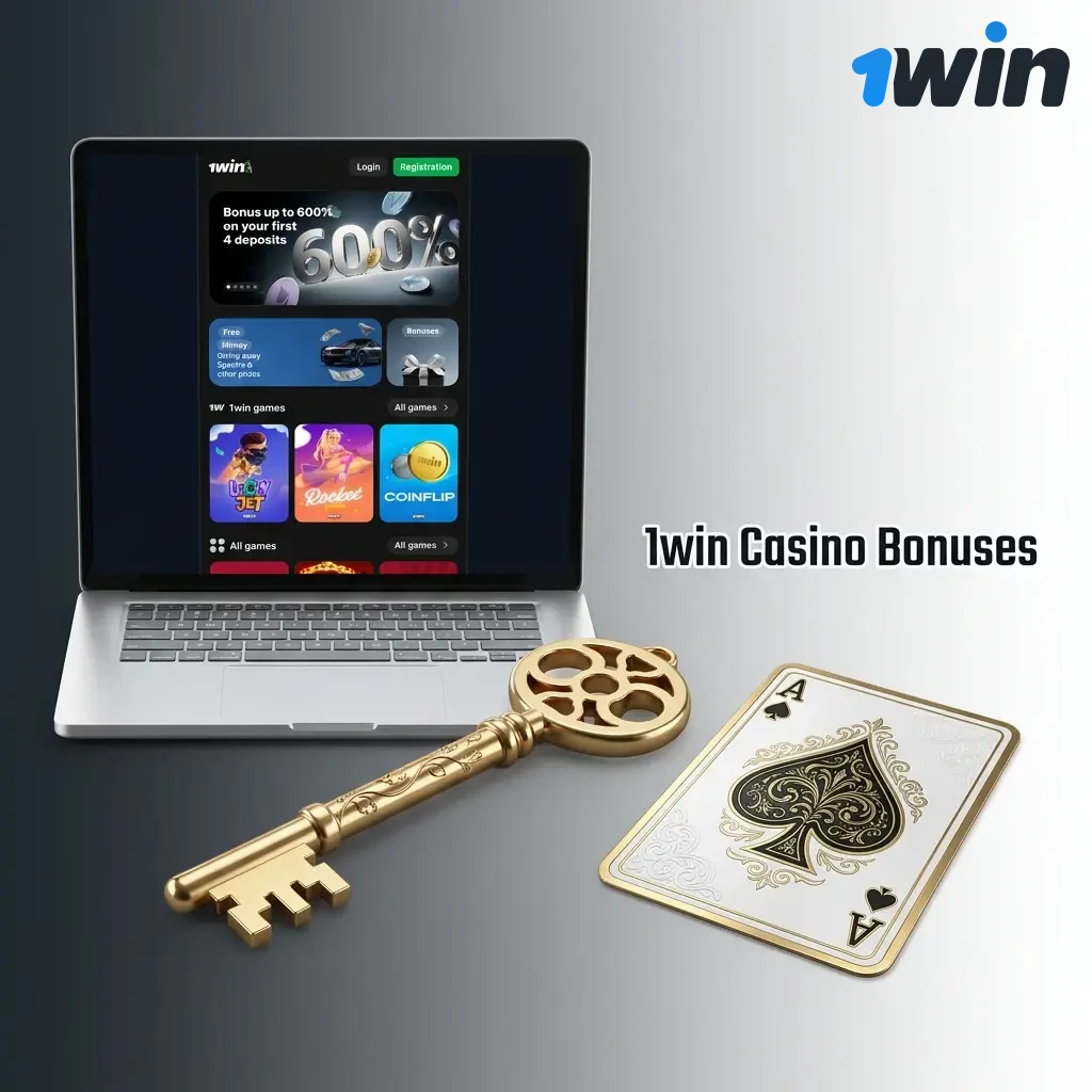1win Casino bonuses including slots tournaments, cashback, reload offers, and lottery prize draws for registered players