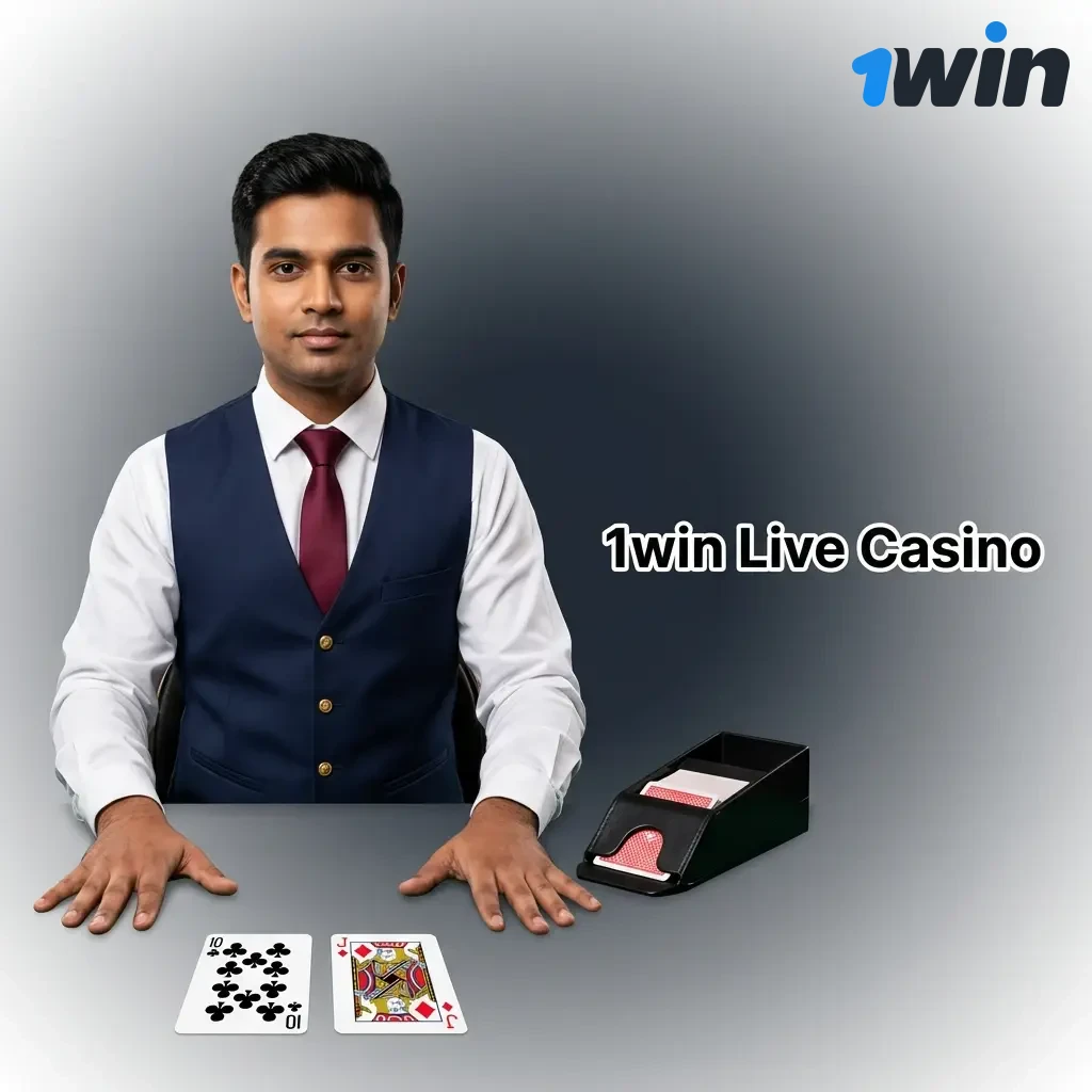 1win live casino with real dealers streaming Teen Patti, Andar Bahar, Roulette and Blackjack for Indian players