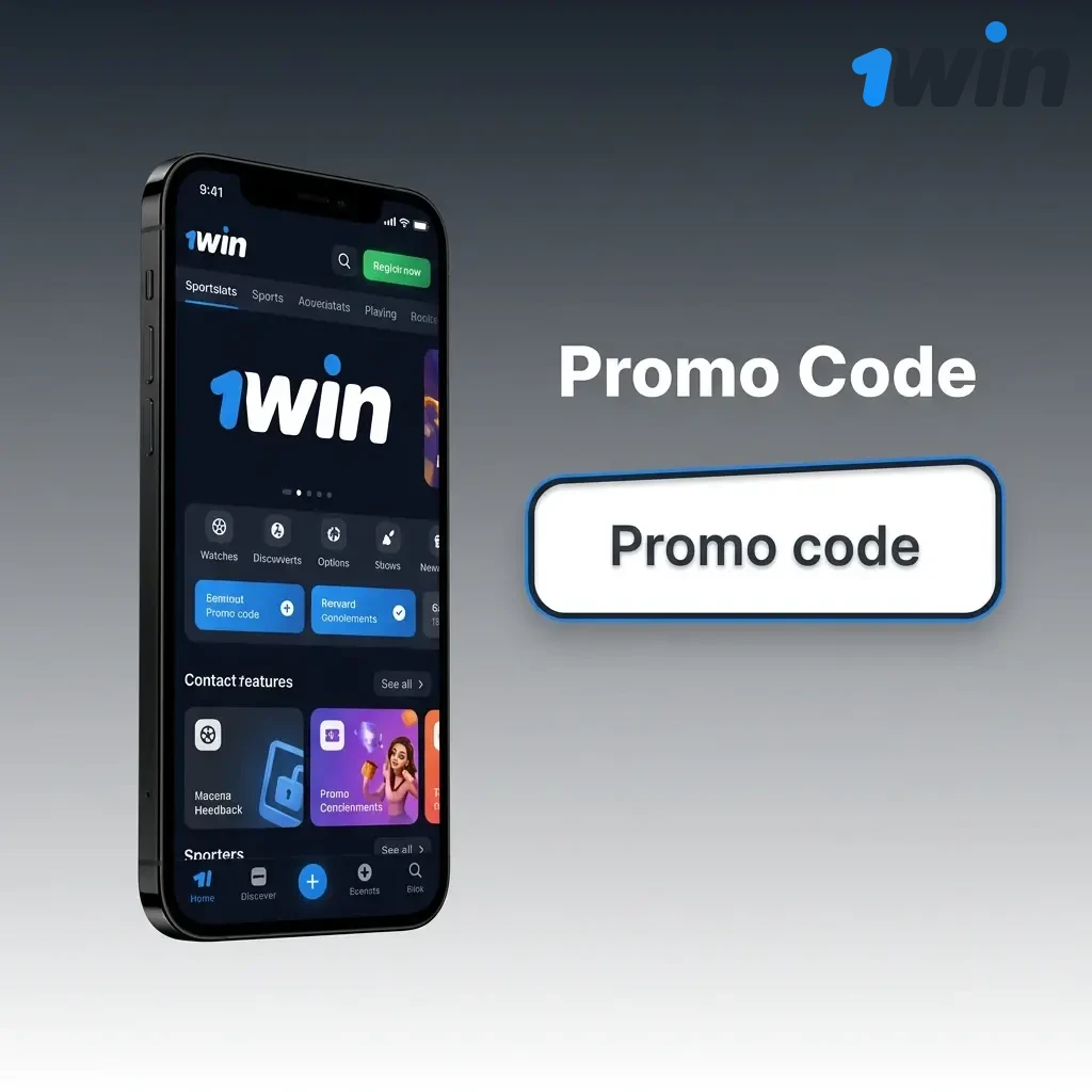 1WIN promo code field during registration to activate enhanced welcome bonus on first deposit