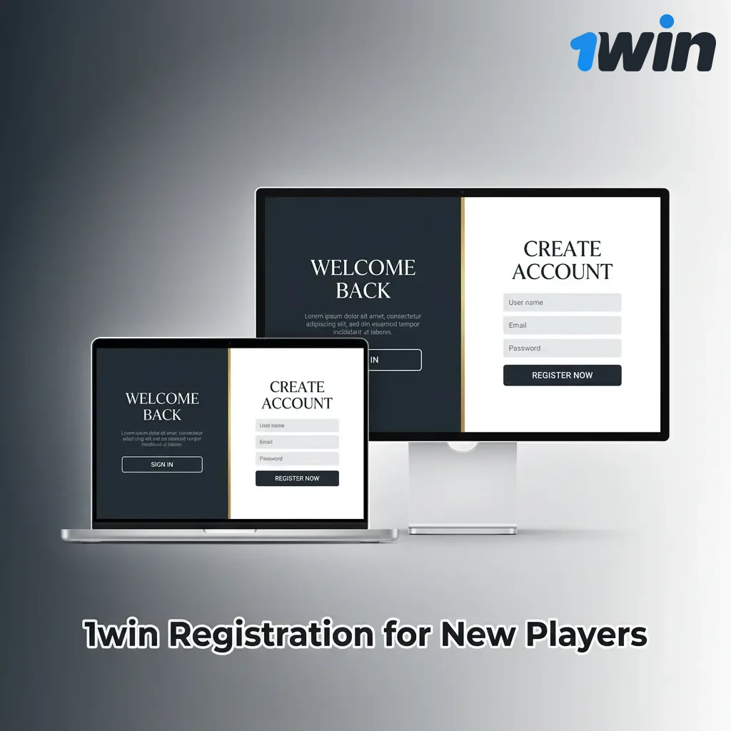 1win registration guide for new Indian players showing steps to create account and claim 130% welcome bonus