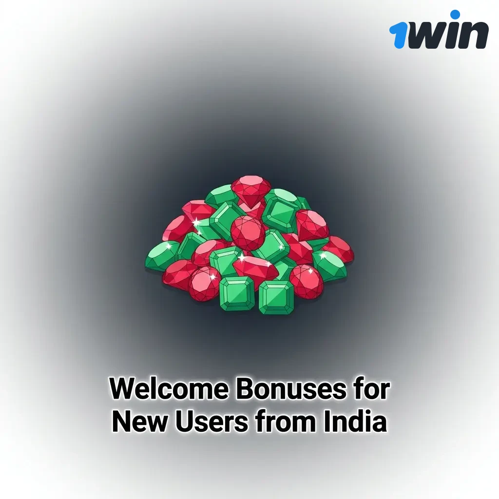 1win welcome bonus for Indian users showing casino multi-deposit offers up to 170% and sports betting promotions